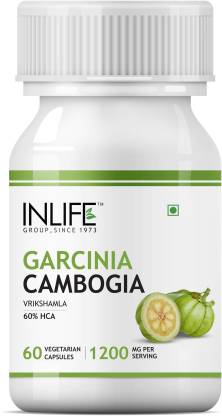 Inlife Garcinia Cambogia Slim Weight Loss Fat Burner Supplement 60 Veg Capsules  (60 No)