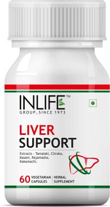 Inlife Liver Care / Cleanse Support Detoxifier -60 Vegetarian Capsules  (60 No)