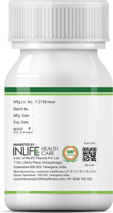 Inlife Natural Vitamin C Amla Extract for Immunity Capsules 60 Veg Caps