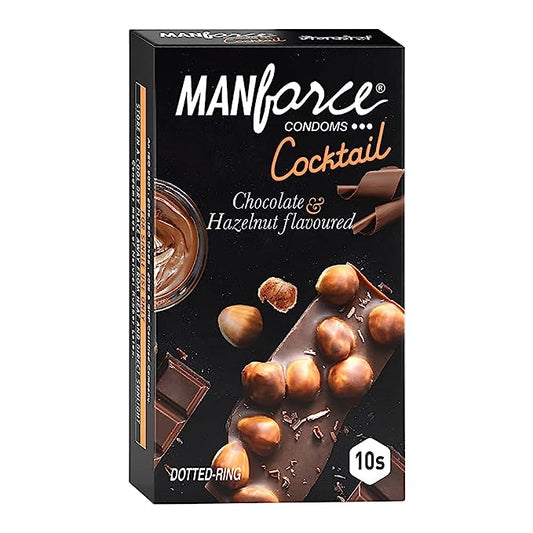 MANFORCE CONDOMS(CHOCOLATE+HAZELNUT)10S