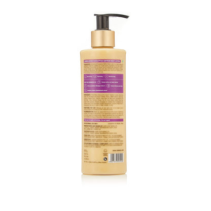 Fabessentials Sandalwood Eucalyptus Saffron Body Lotion | with Orange Fruit Oil & Cocoa Seed Butter | for All Day Moisture - 250 ml