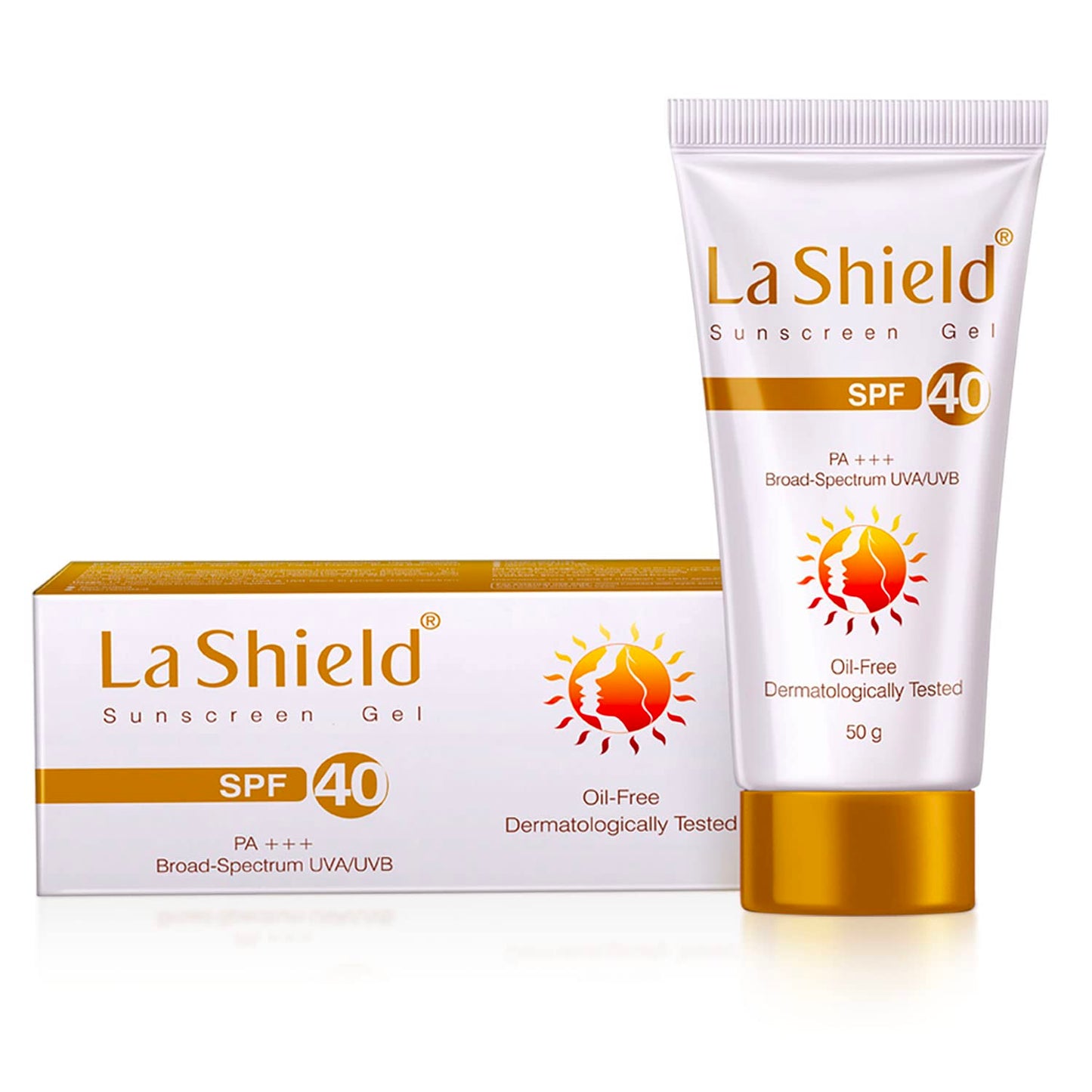 La Shield SPF 40+ and Pa+++ Anti Acne Sunscreen Gel Unscented 50 g - SPF 40+ PA+++  (50 g)