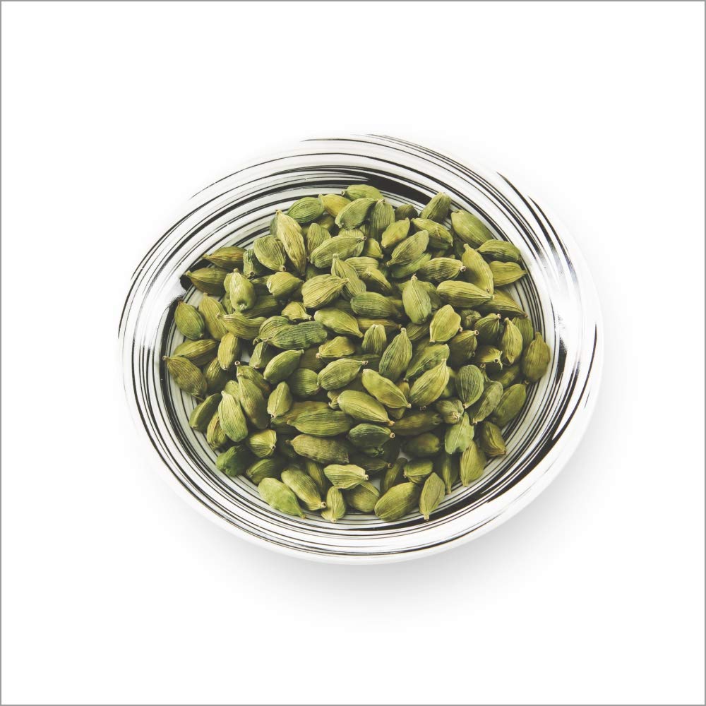 Emperor Akbar Alleppey Green 1kg Whole Cardamom (Elaichi) Superior Aroma-lock Pack (Purple Grade - 8mm above)