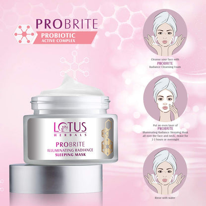 Lotus Herbals Probrite Illuminating Radiance Sleeping Mask 50g