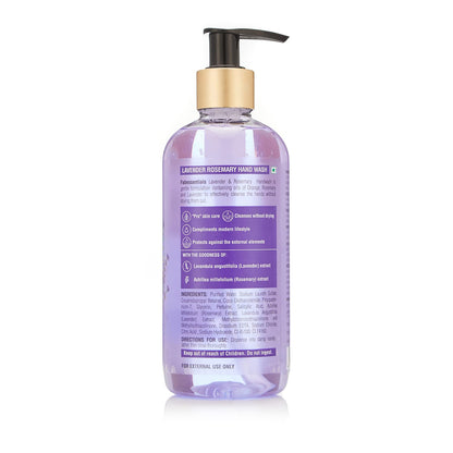 Fabessentials Lavender Rosemary Hand Wash | with Natural Bioactives | Cleanses Hands without Drying & Stripping away Moisture - 300 ml