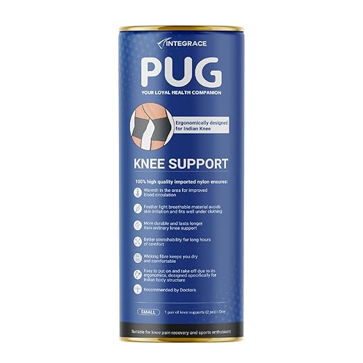 PUG Knee Support 1 Pair Size S Pack of 1