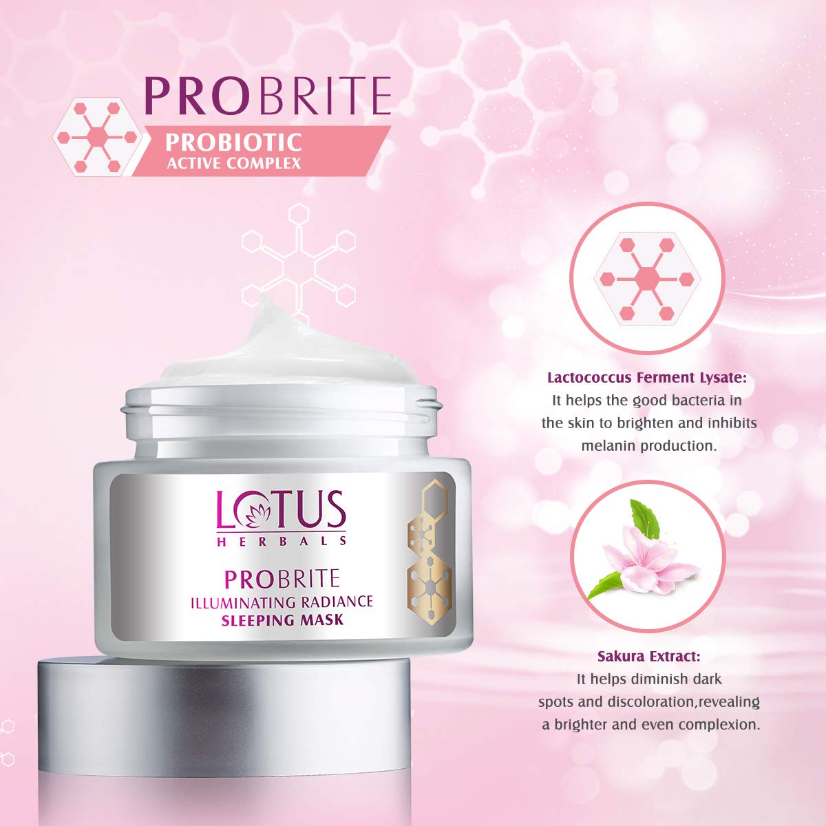 Lotus Herbals Probrite Illuminating Radiance Sleeping Mask 50g