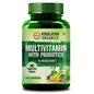 Himalayan Organics Multivitamin with Probiotics - 45 Ingredients for Men & Women with Vitamin C  D  E  B3  B12  Zinc  Giloy & Biotin (180 Tablets)