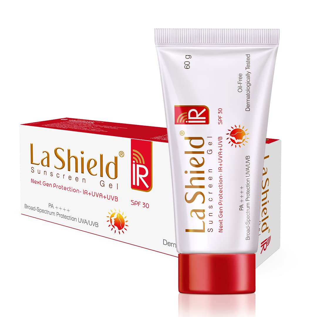 La Shield IR SPF 30+ & Pa+++ Sunscreen Gel 60 g