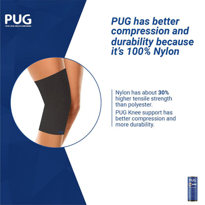 PUG Knee Support 1 Pair Size L Pack of 1