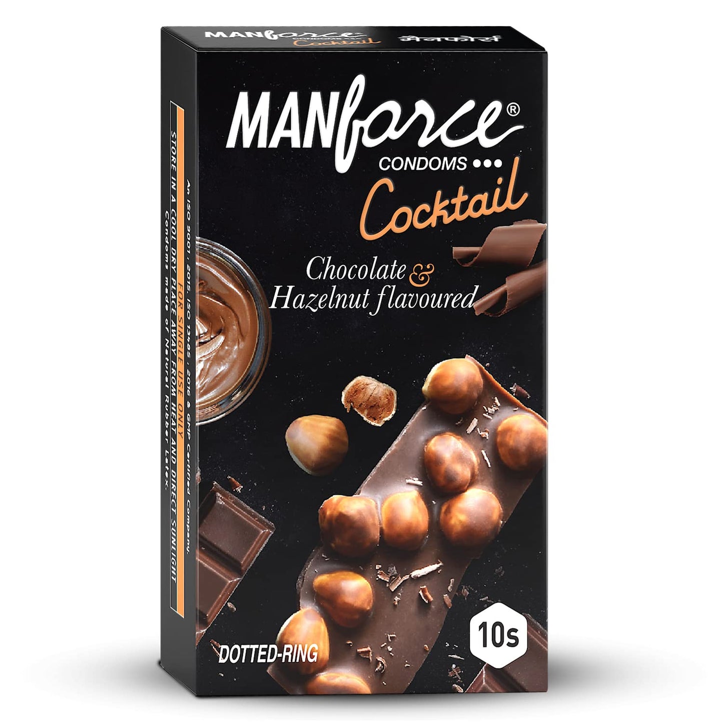 MANFORCE CONDOMS(CHOCOLATE+HAZELNUT)10S