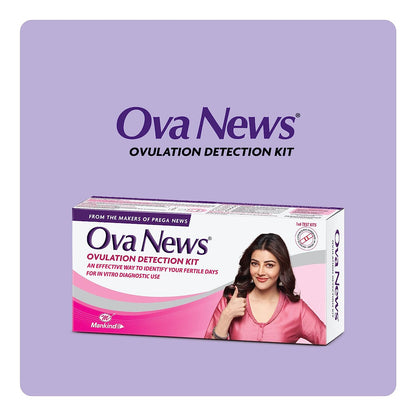 Ova News Ovulation Detection Kit for women planning pregnancy - 5 strips by Mankind