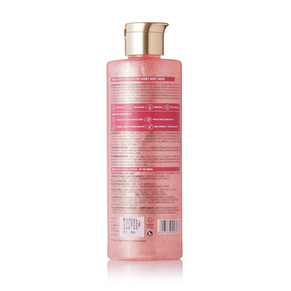 Fabessentials Wild Rose Wheatgerm Honey Body Wash | with Almond Oil Wheatgerm Oil Honey Extract | Refreshes Hydrates Nourishes & Softens Skin - 250 ml