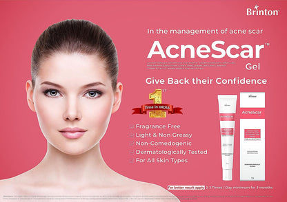 Brinton AcneScar Advanced Gel to Reduce Acne Scars & Acne pits -15gm