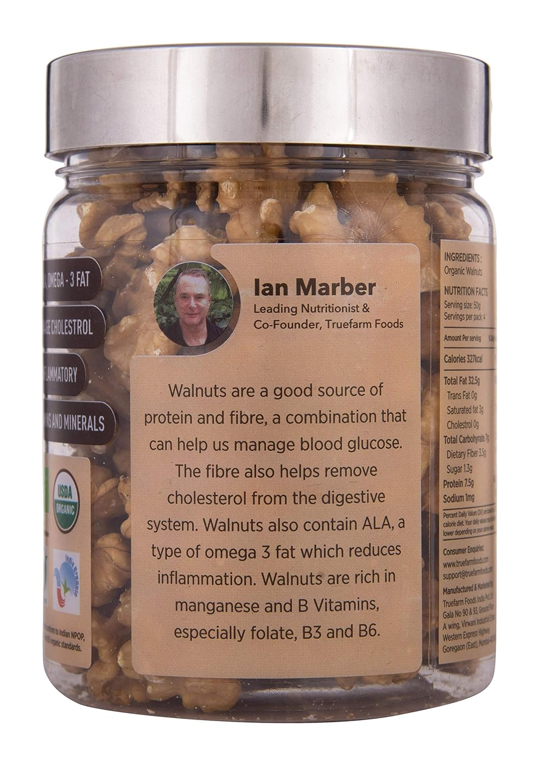 Organic Walnuts (200g)