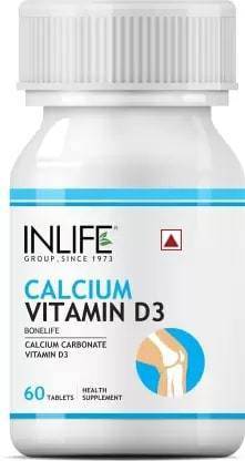 Inlife Calcium Vitamin D3 for Healthy Bone & Joint Health  (60 Tablets)