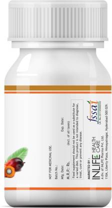 Inlife Tocotrienol with Wheat Germ Oil Supplement  Vitamin E Family  (30)