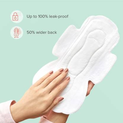 Nua Ultra Thin Sanitary Pads for Women All R: 30 Pads - without Disposable Cover Sanitary Pad  (Pack of 30)